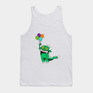 Hodag riding a balloon Tank Top